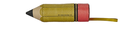 Anya Hindmarch Pencil Clutch, front view